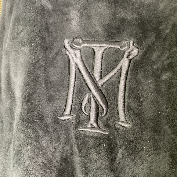 Scarface Jacket Velour Track Suit Black M - Picture 4 of 9